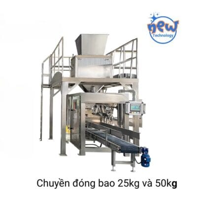 chuyền đóng bao 25kg và 50kg