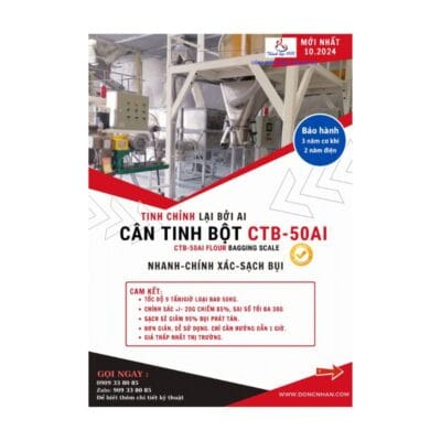 Tờ rơi cân đóng bao tinh bột sắn CTB-50Pr