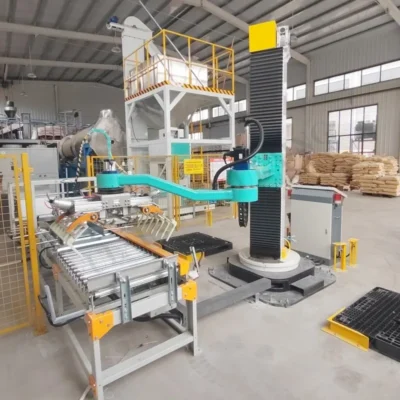 robot cột xếp bao nhìn nghiêng