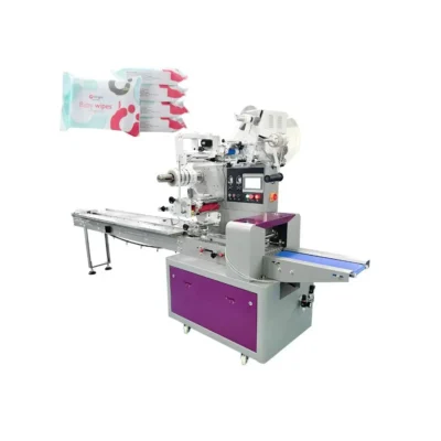 Máy đóng gói khăn ướt tự động