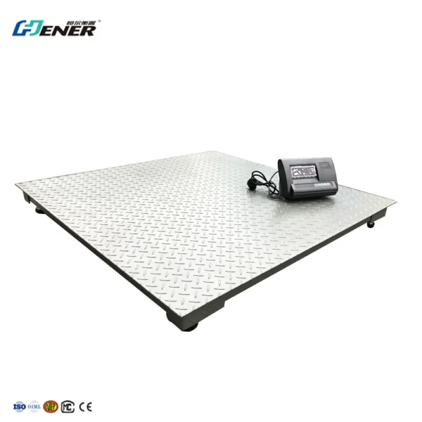 Cân sàn 1 tấn đến 5 tấn bằng thép không gỉ