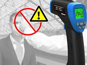 Nhiệt kế hồng ngoại từ 50 đến 550 độC