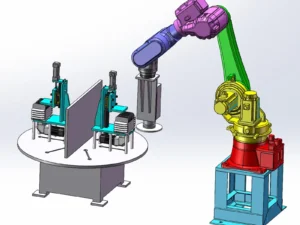 Robot 4 trục xếp bao 10kg