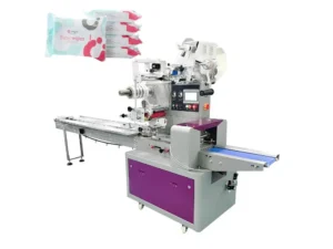 Máy đóng gói khăn ướt tự động