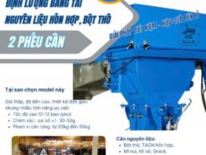 Cân Đóng Bao Chuyên Bột Tốc độ Cao DBTC-2-50