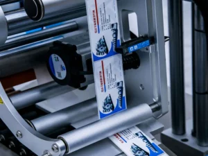 Máy dán nhãn ống lọ thủy tinh 2