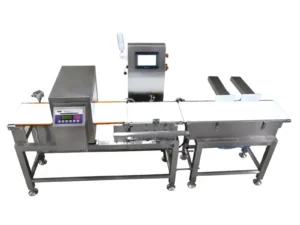cân kiểm tra kết hợp máy dò kim loại